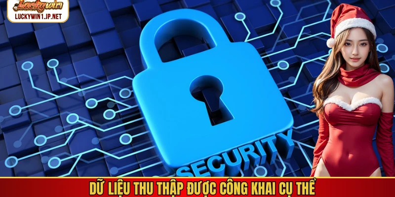 Dữ liệu thu thập được công khai cụ thể